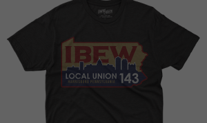 IBEW LOCAL 143 IBEW 143 T-Shirt Sample